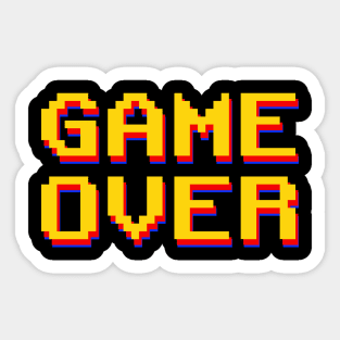 GAME OVER Sticker